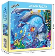  Jigsaw puzzle Delfinek puzzle 1000 db 70 x 50 cm